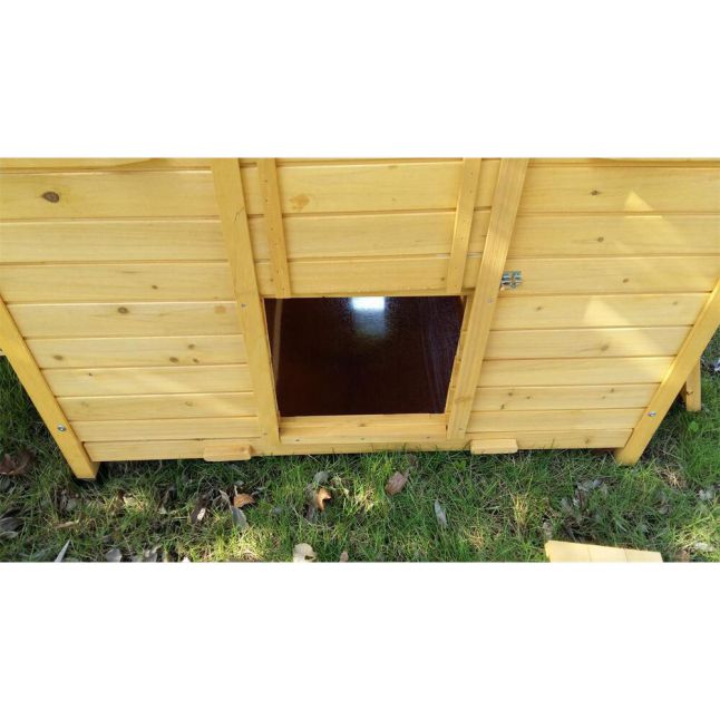 Grand poulailler Bassette XXL 15 à 18 poules toit noir