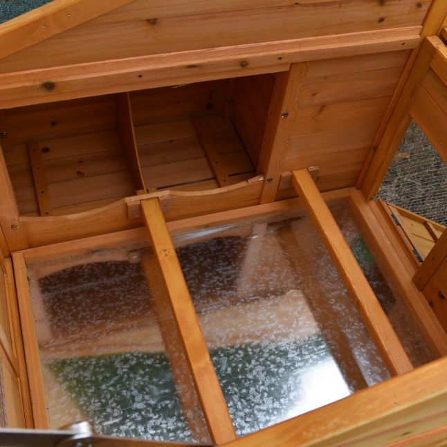 Poulailler Orava toit shingle ouvrant 2 à 4 poules