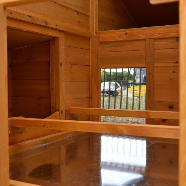 Poulailler Orava toit shingle ouvrant 2 à 4 poules