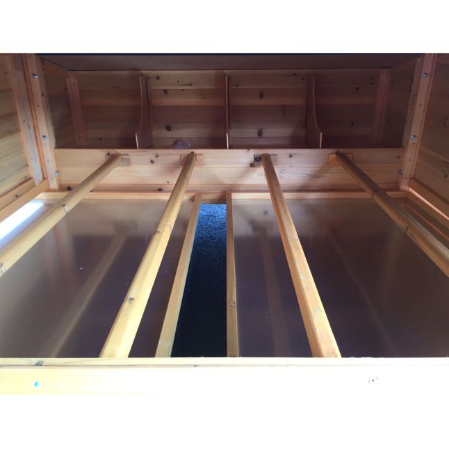 Grand poulailler Bassette XXL 15 à 18 poules toit noir