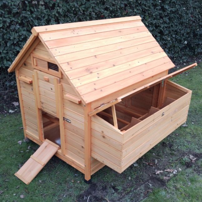 Poulailler Cémani XL toit bois 6 à 10 poules