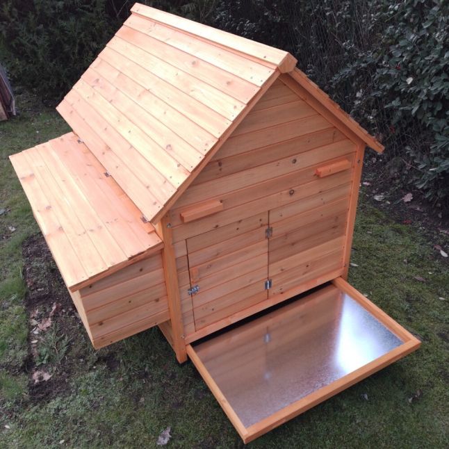 Poulailler Cémani XL toit bois 6 à 10 poules