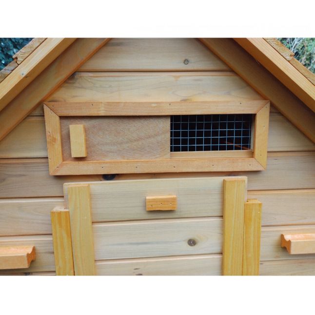 Poulailler Cémani XL toit bois 6 à 10 poules